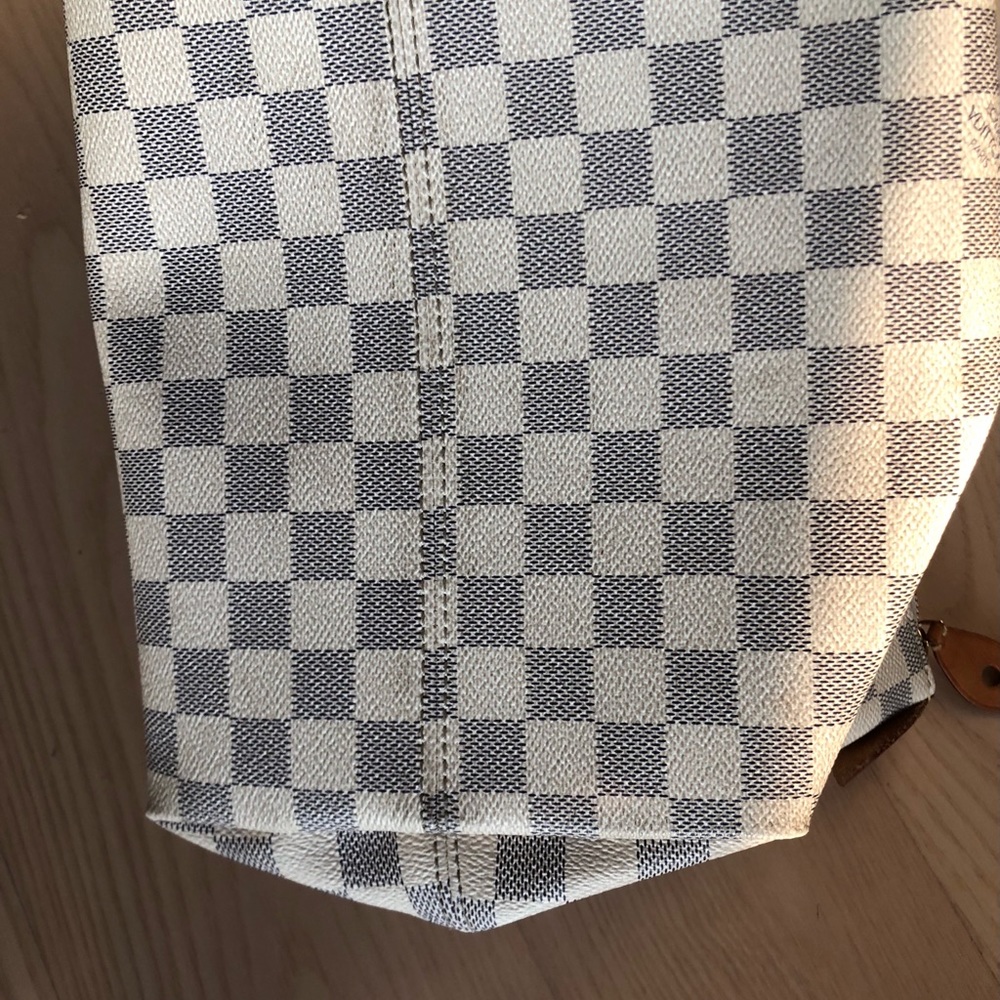 💯 Authentic Louis Vuitton Damier Azur lena MM - Picture 7 of 11